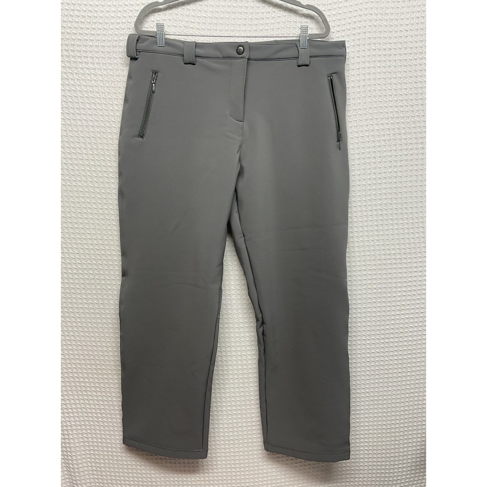 NEW Ski-Doo BRP Snow Pants Men's XL  Gray Softshell Snowmobile Ski Snowboard